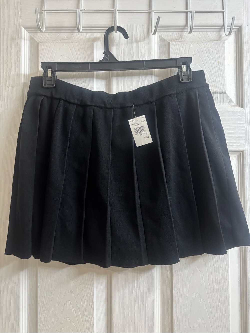 Black Pleated Skort Size 2X NWT